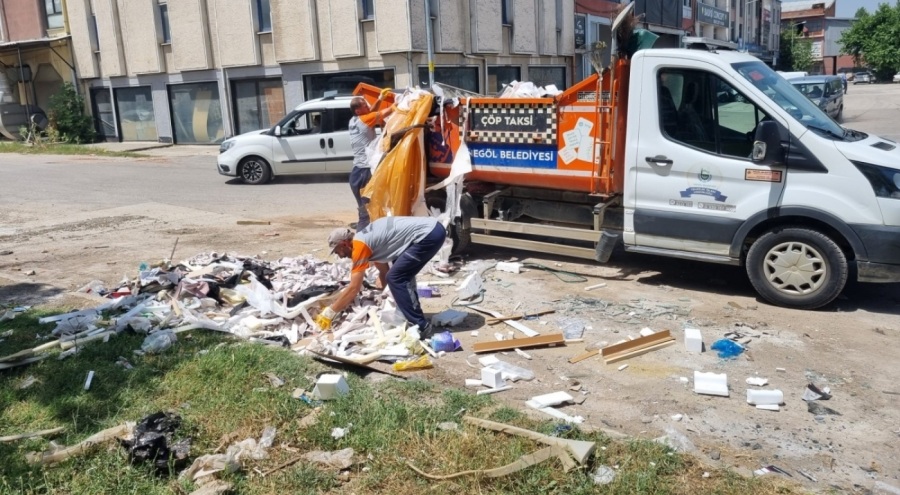 Bursa İnegöl'de çevreyi kirletenlere ceza kesildi