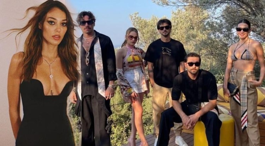 Dilan Çiçek Deniz'in eski aşkı ile yeni aşkı aynı karede!