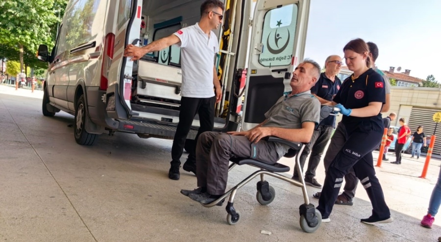 Bursa'da kamyon ile kamyonetin çarpıştığı kazada 2 yaralı!