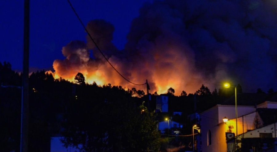 La Palma Adası'nda yangın