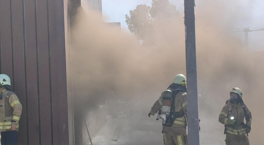 Beyoğlu'nda  yangın