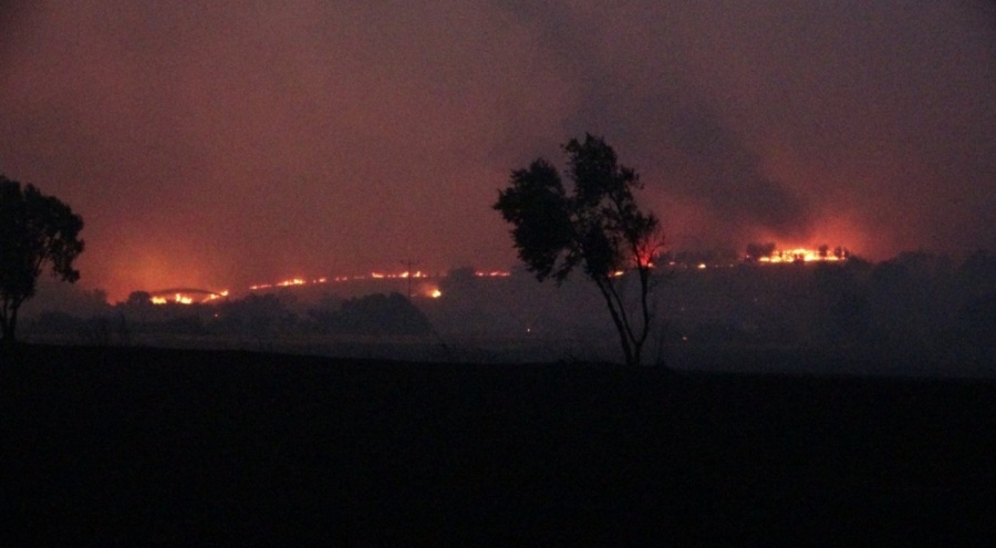 Bursa'dan takviye yapıldı... Çanakkale'de orman yangını büyüyor; bir köy boşaltıldı!