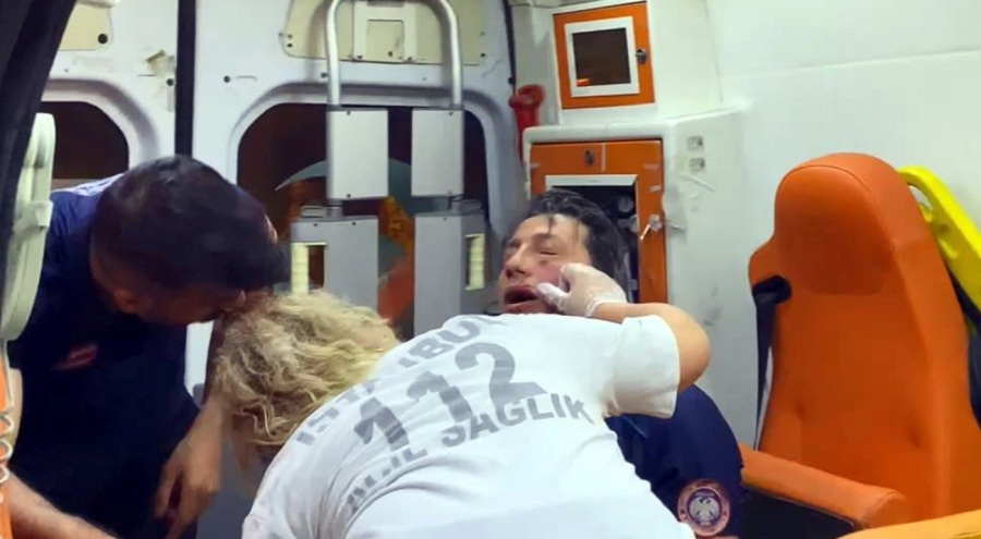 Avcılar sahilinde hamile bir kadın ve eşiyle tartışan gruptan zabıta amirine saldırı!