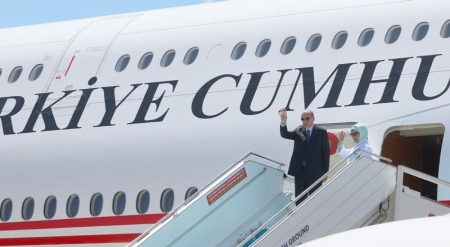 Erdoğan, Suudi Arabistan'a doğru hareket etti