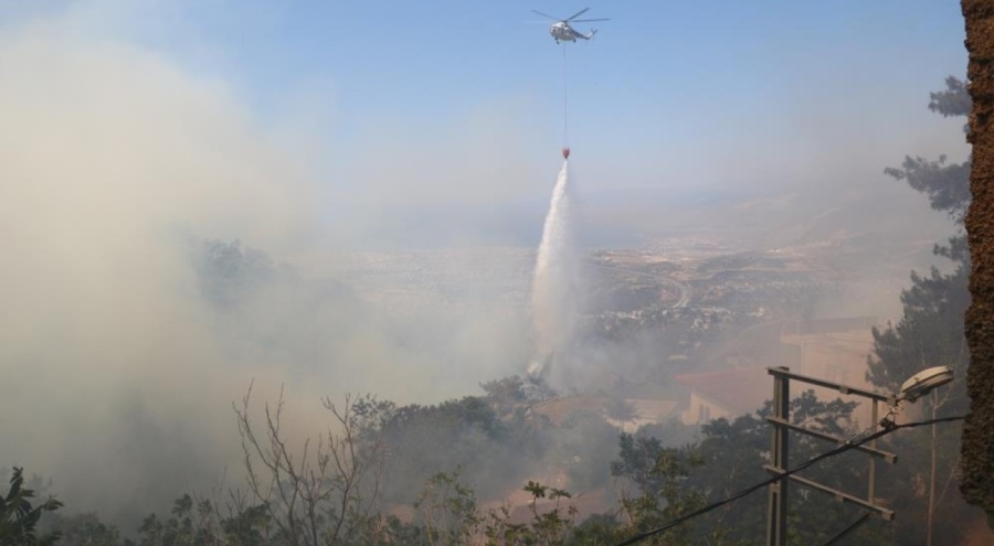 Hatay'daki orman yangını kontrol altına alındı