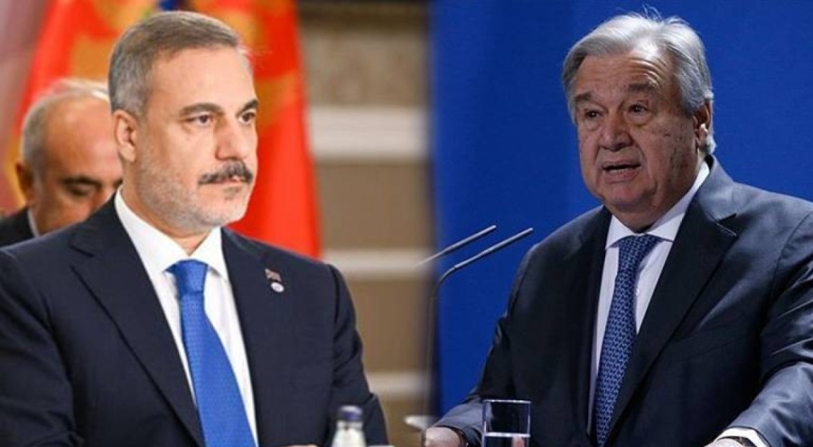 Dışişleri Bakan Fidan, Guterres ile görüştü