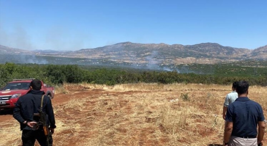 Lice'deki yangın kontrol altında!