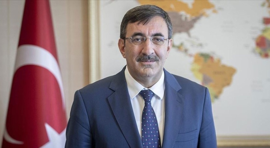 Cumhurbaşkanı Yardımcısı, KKTC Başbakanı Üstel ile bir araya geldi