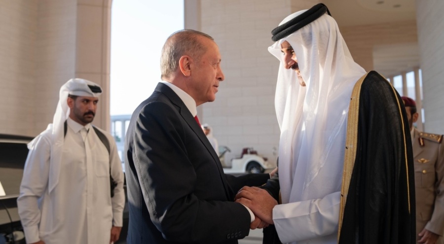 Katar Emiri Al Thani: "Sevgili kardeşim Cumhurbaşkanı Recep Tayyip Erdoğan'ı Doha'da ağırlamaktan memnuniyet duydum"