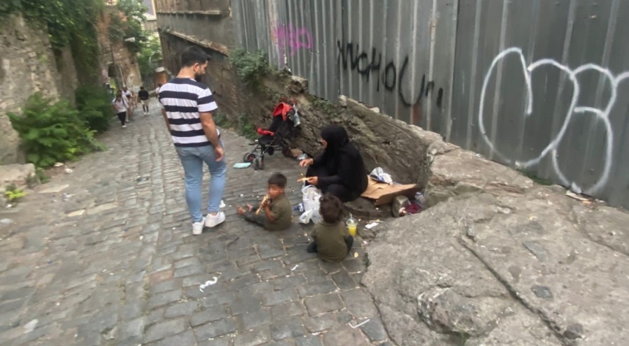 Beyoğlu'nda dilencilere operasyon