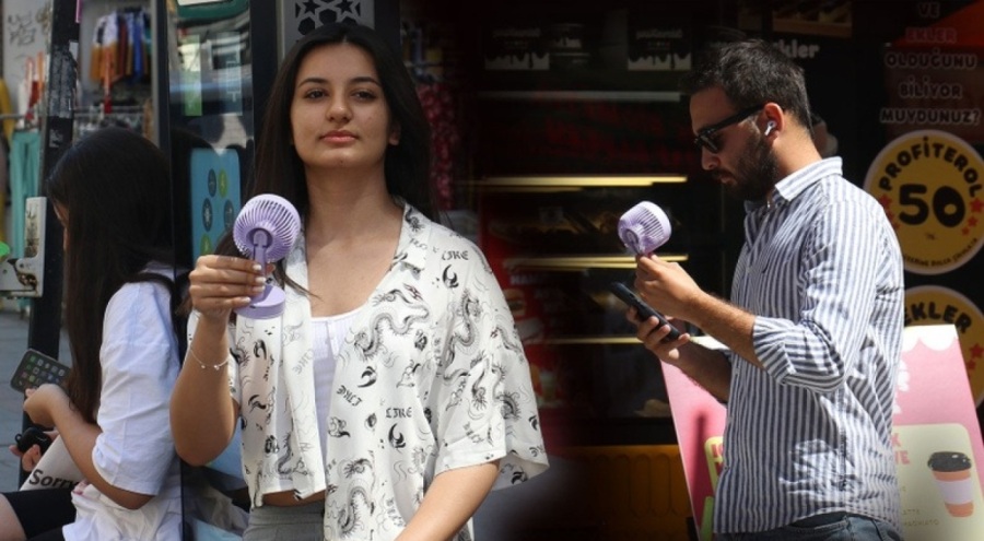 Sıcaklardan kurtulmanın yeni yolu : Mini vantilatör
