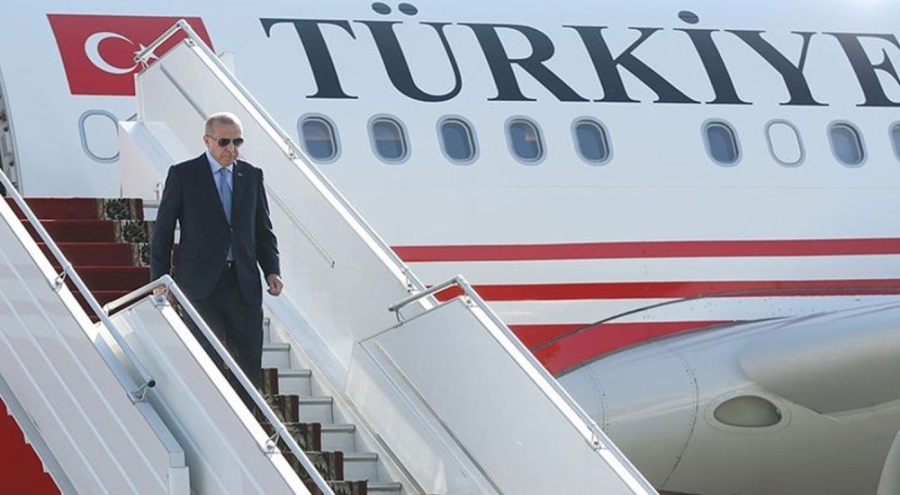 Cumhurbaşkanı Erdoğan Kıbrıs'a gitti