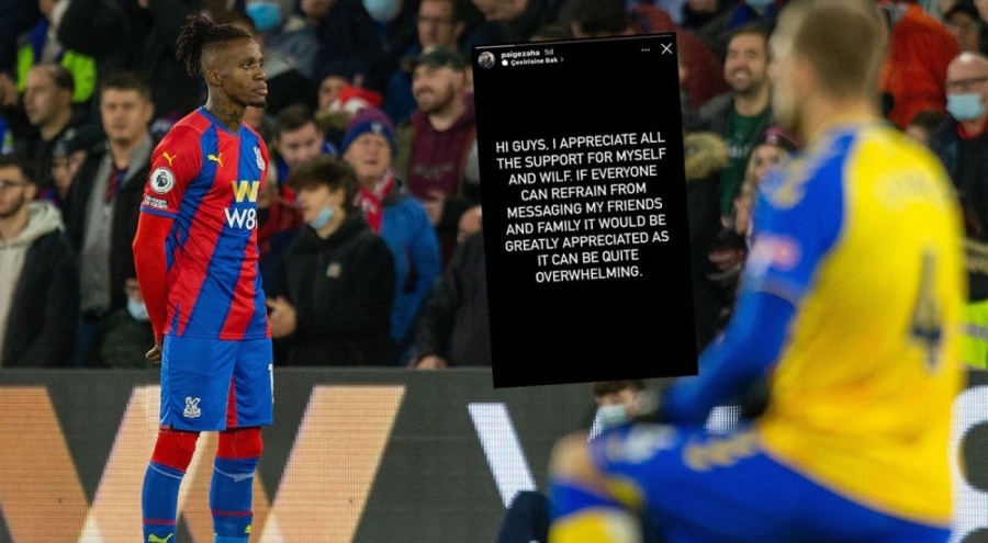 Fenerbahçe'nin gündemindeki Zaha'nın eşinden flaş paylaşım