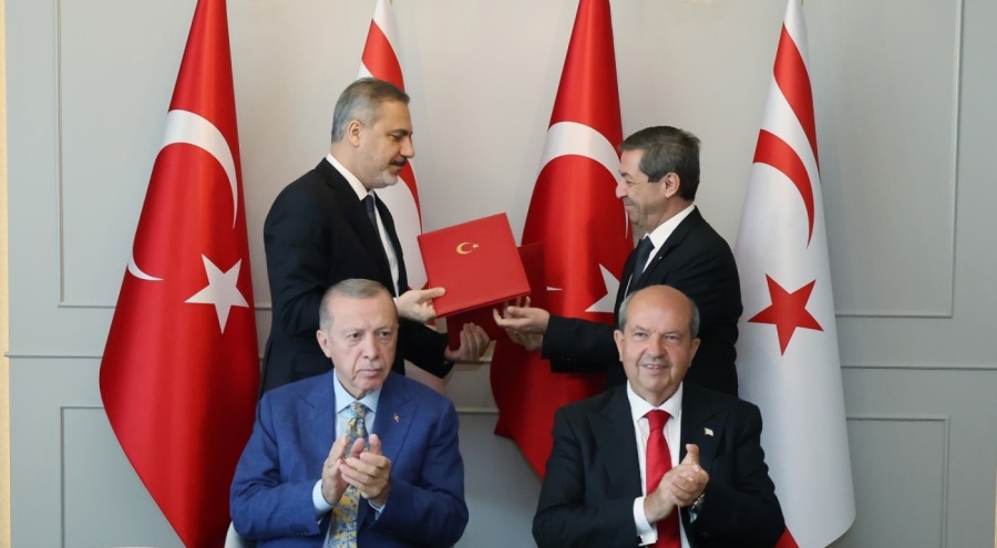 Türkiye ile KKTC arasında iki anlaşma imzalandı