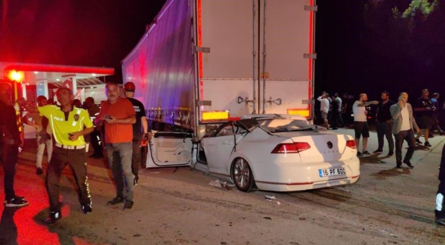 Bursa'da tır ile otomobilin kazasında sürücünün ifadesi ortaya çıktı