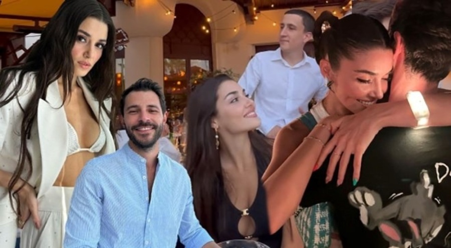 Hakan Sabancı'dan Hande Erçel'e serenat