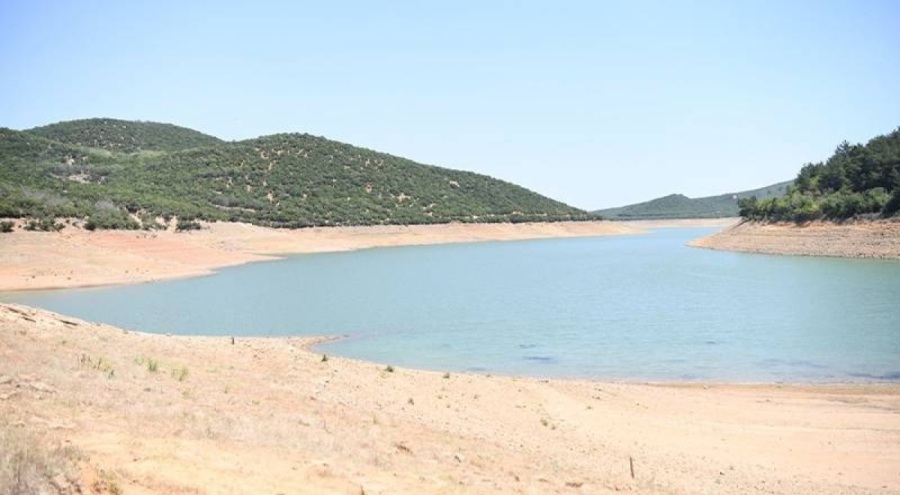 Keşan'da barajlar kurudu