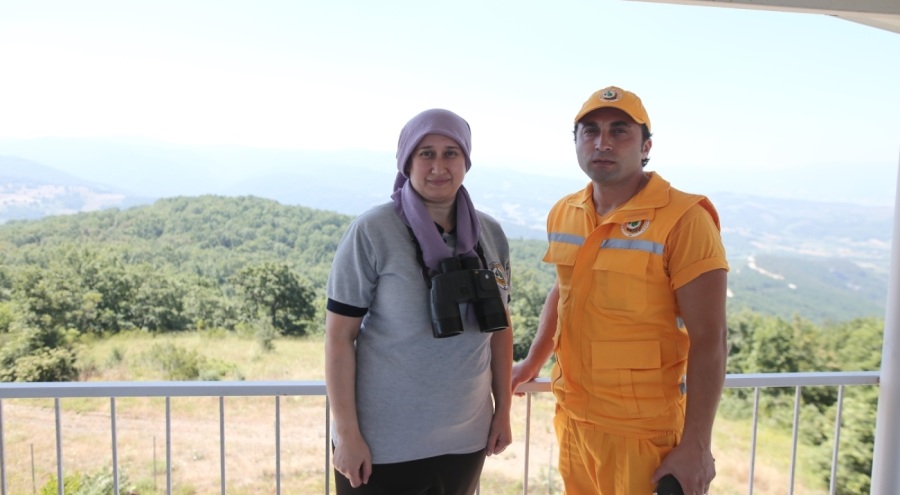 Bursa'da doğasever aile 14 yıldır yangın nöbetinde