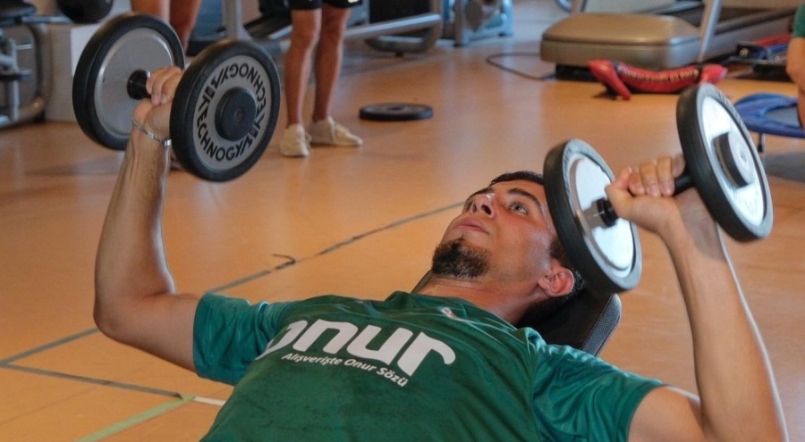 Bursaspor'da çift antrenman