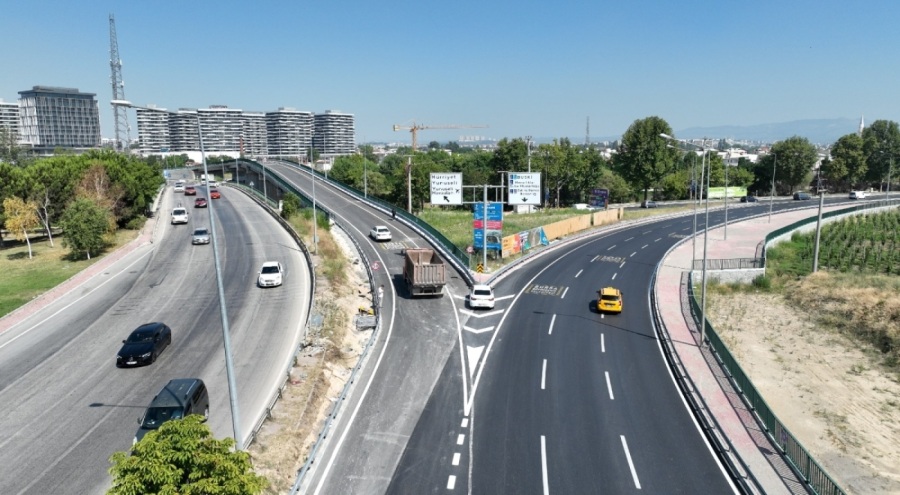 Bursa Fuat Kuşçuoğlu köprüsü trafiğe açıldı