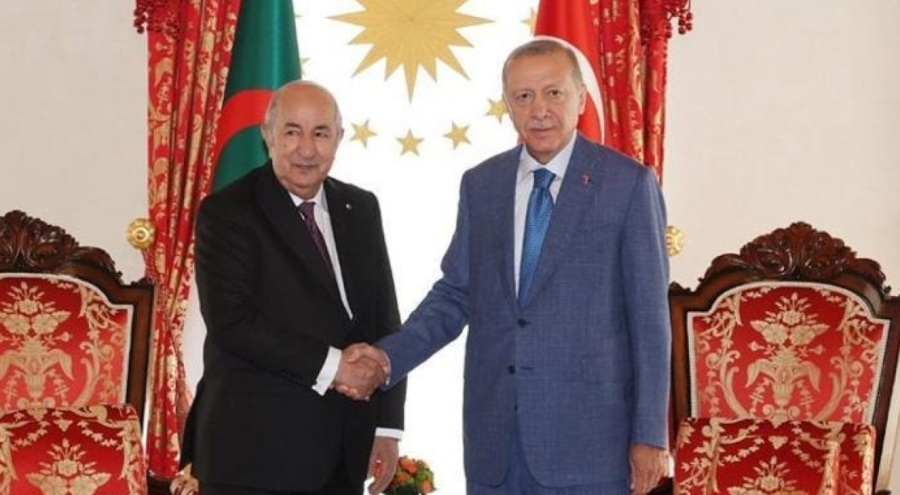 Cumhurbaşkanı Erdoğan, Cezayir Cumhurbaşkanı Tebbun'u kabul etti
