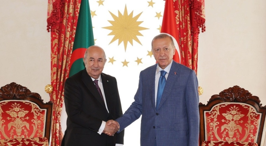 Erdoğan, Cezayir Cumhurbaşkanı Tebbun ile görüştü