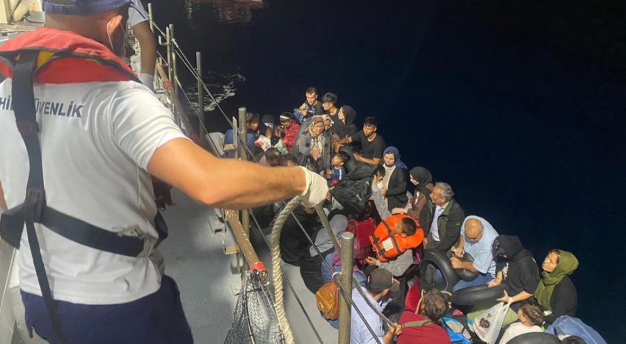 Çanakkale'de 38 kaçak göçmenin yakalandığı açıklandı