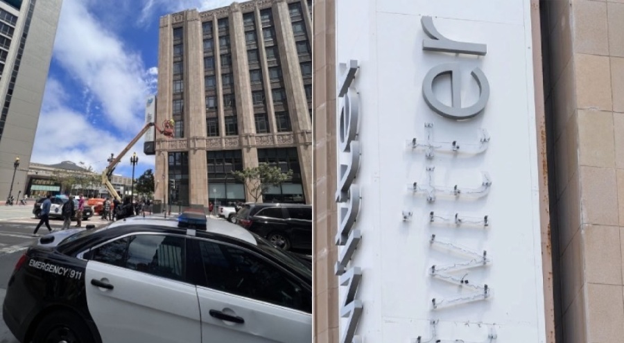 Twitter'ın eski logosunun kaldırılmasına polis engeli