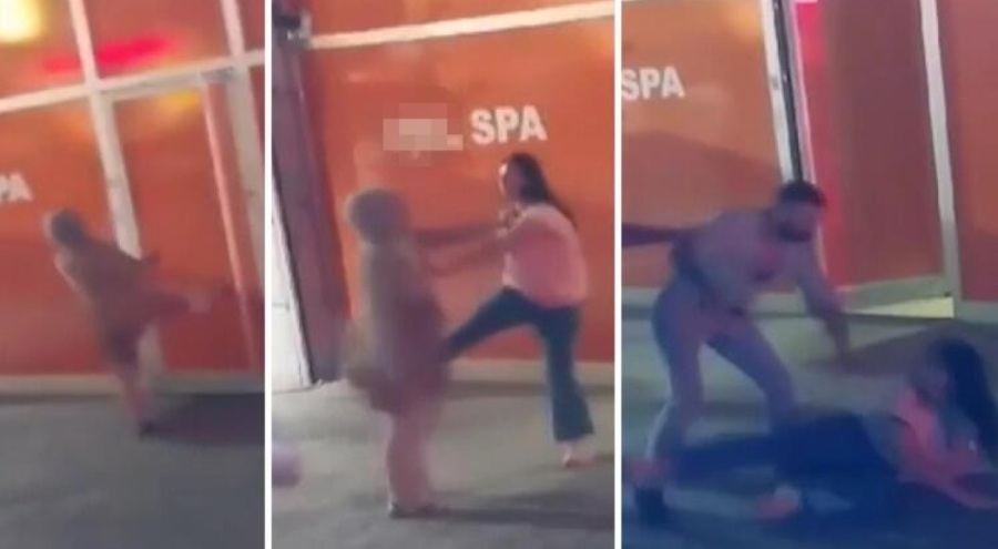 Eşinin gittiğini iddia ettiği masaj salonunu bastı!