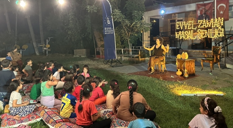 İki yıldır Bursa'da gerçekleşen Evvel Zaman Masal Şenliği Hatay'da düzenlendi