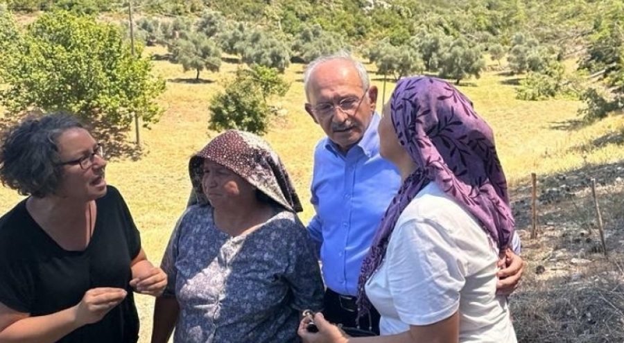 Kılıçdaroğlu Akbelen'de: Yanınızdayım, davayı sonuna kadar izleyeceğim