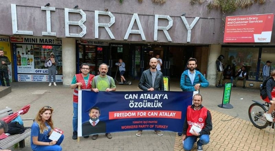Can Atalay için Londra'da başlatılan haftalık oturma eylemleri devam ediyor