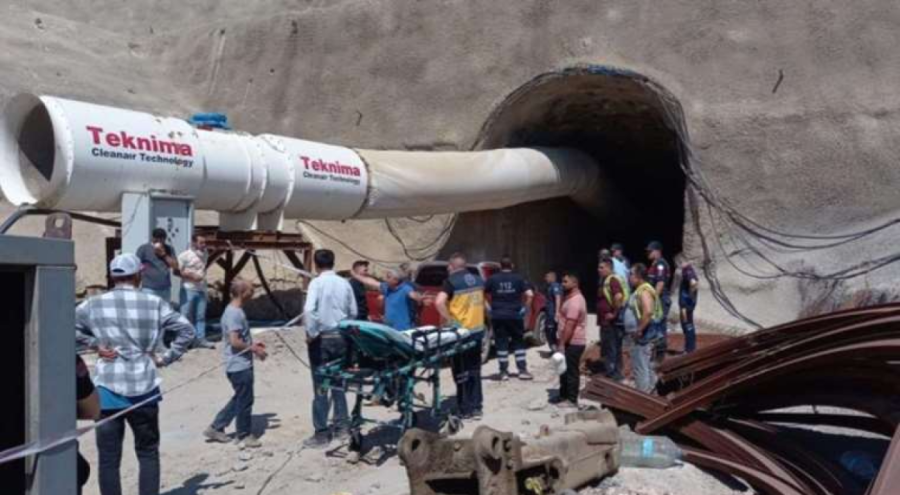 Hızlı tren şantiyesinde gaz zehirlenmesi: 2 işçi mahsur kaldı