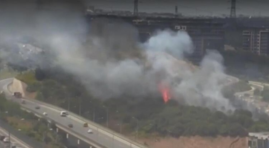 İstanbul Kağıthane'de orman yangını çıktı!