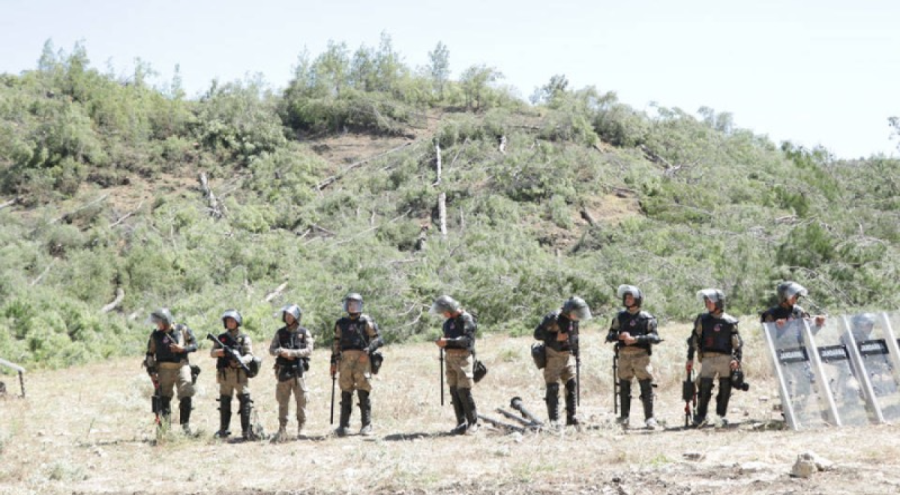 Akbelen direnişinde 9. gün!  Köylüler güne motorlu testere sesleri ile uyandı