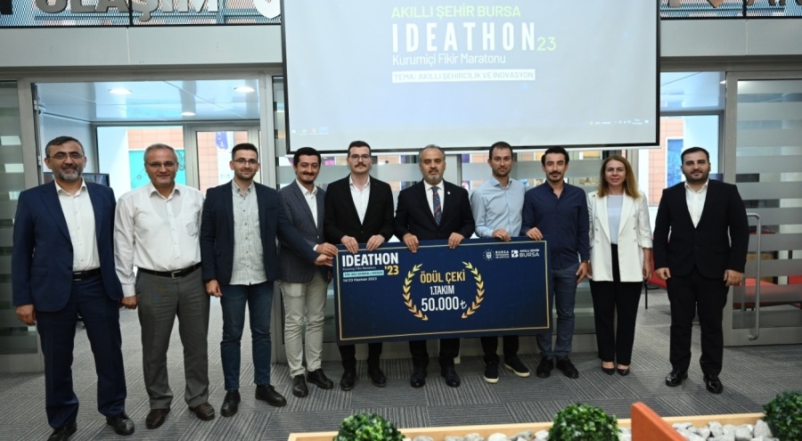 Bursa'da 'Kurum İçi Fikir Maratonu-İdeathon 23' yarışmasının ödülleri dağıtıldı