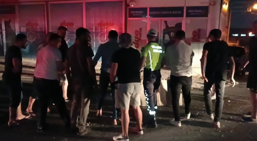 Kaza yapan kardeşinin yanına giderken motosiklet çarptı