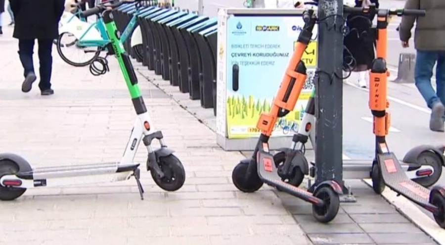 İstanbul'da scooter denetimi