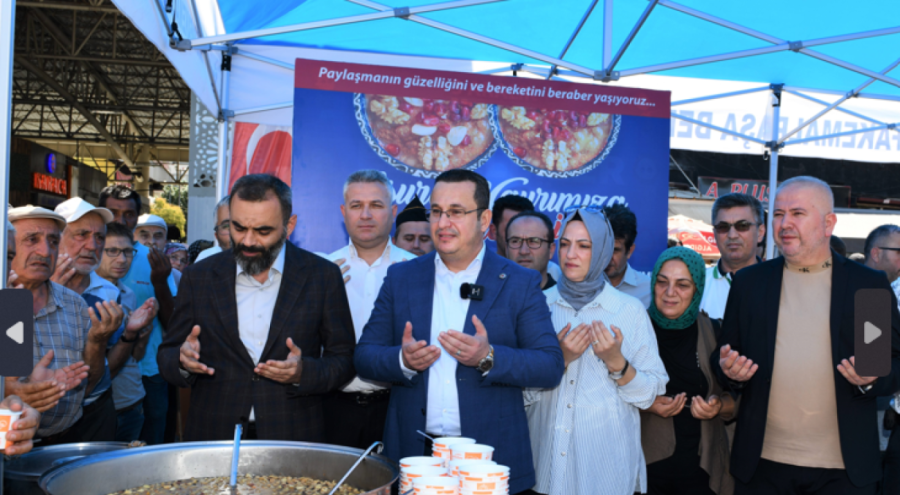 Mustafakemalpaşa'da bereket kazanları kaynadı