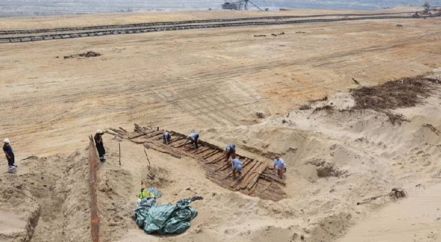 Madenciler tarafından Roma gemisi keşfedildi