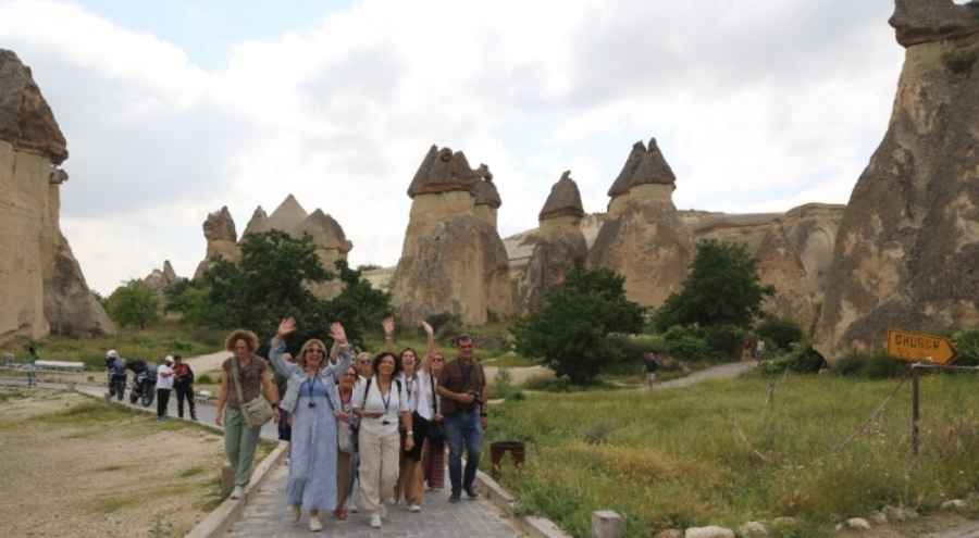 Kapadokya'ya turist akını!
