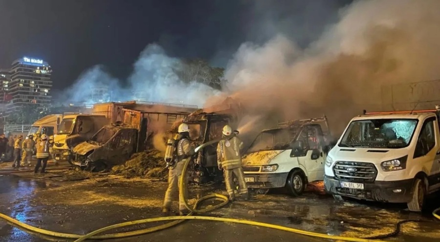 Veliefendi Hipodromu çevresinde çıkan yangınlara kundaklama şüphesi