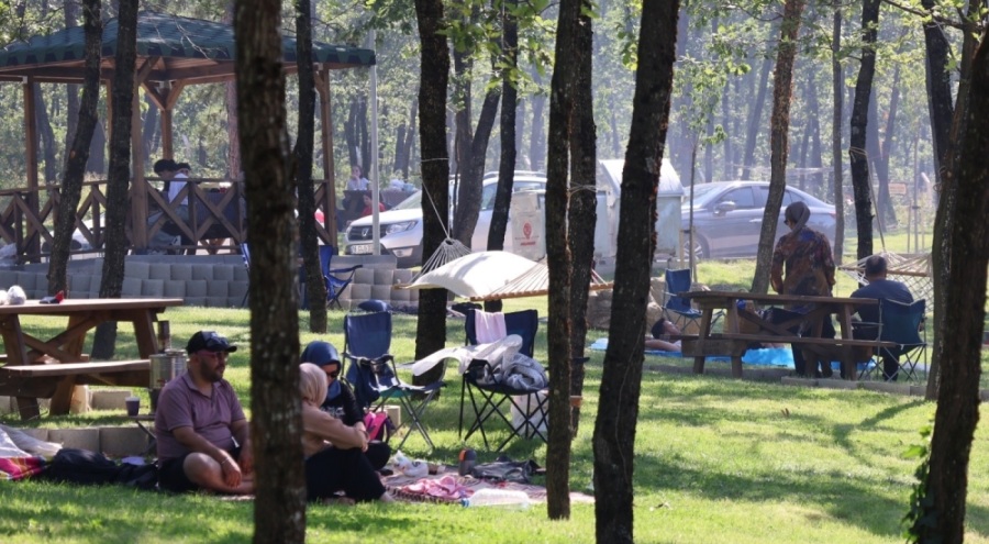 Bursalılar Cumalıkızık Orman Parkı'nı sevdi