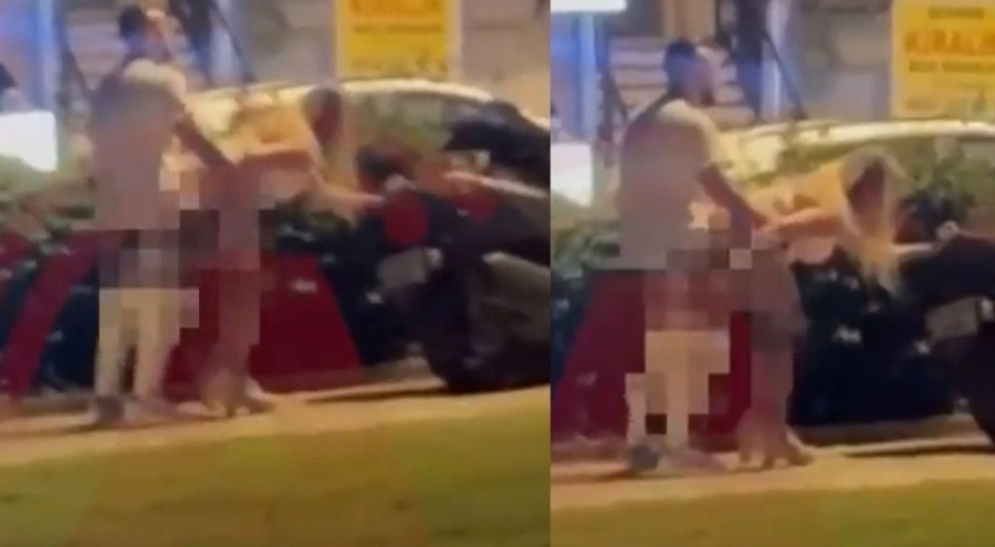 Antalya Alanya'da skandal görüntüler! Yol ortasında cinsel ilişkiye girdiler