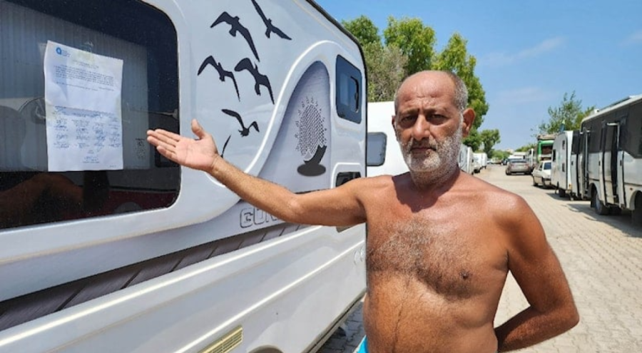 Antalya'da karavancılara 'tahliye edin' tebligatı