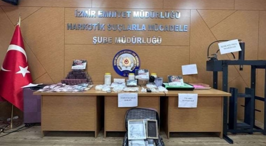 İzmir'de 66 uyuşturucu operasyonunda 48 şüpheliye tutuklama