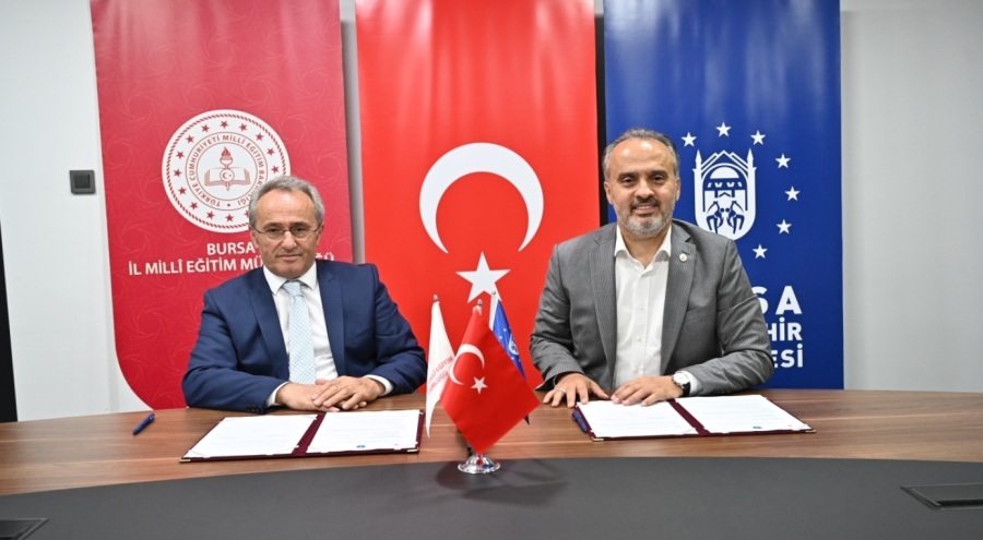 Bursa Büyükşehir Belediyesi ile İl Milli Eğitim Müdürlüğü arasında iş birliği protokolü imzalandı
