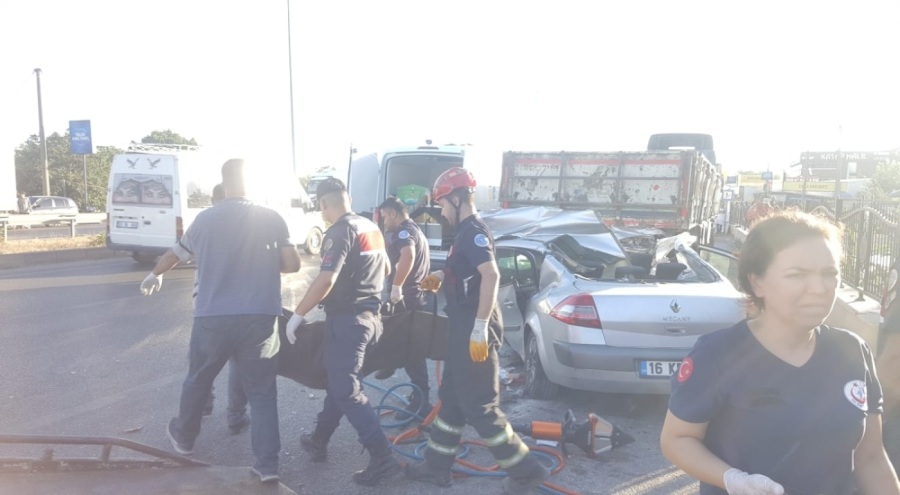 Bursa'da tırın altına giren araçta 4 kişi can vermişti! Uyudu iddiası