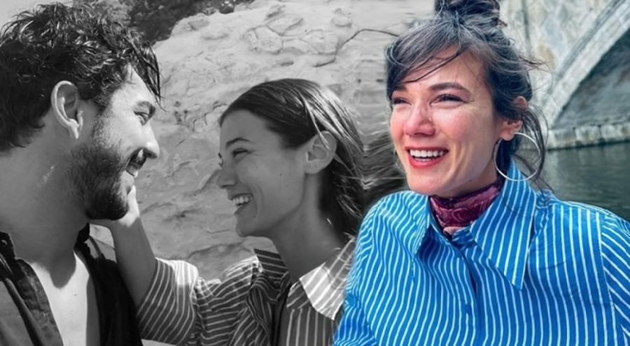 Pınar Deniz'in İngiltere tatilinde mutluluk gözyaşları