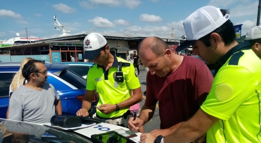 Eminönü'nde taksicilere ceza yağdı
